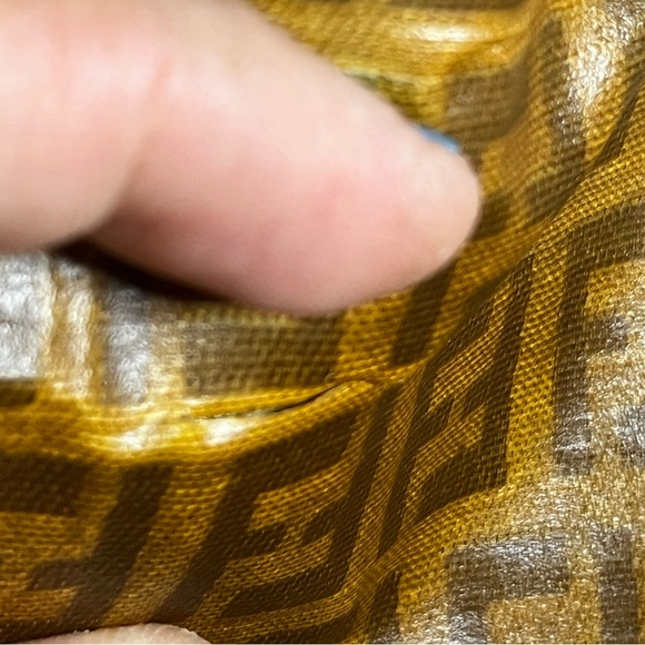 Fendi Tan and Brown Logo Crossbody Bag - Picture 12 of 13